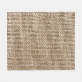 textuur van ruw linnen fleece deken (Voorkant (Horizontaal))