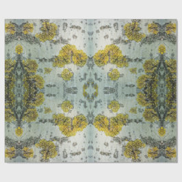 Textuur van schors van espen cadeaupapier