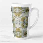 Textuur van schors van espen latte mok (Rechts)