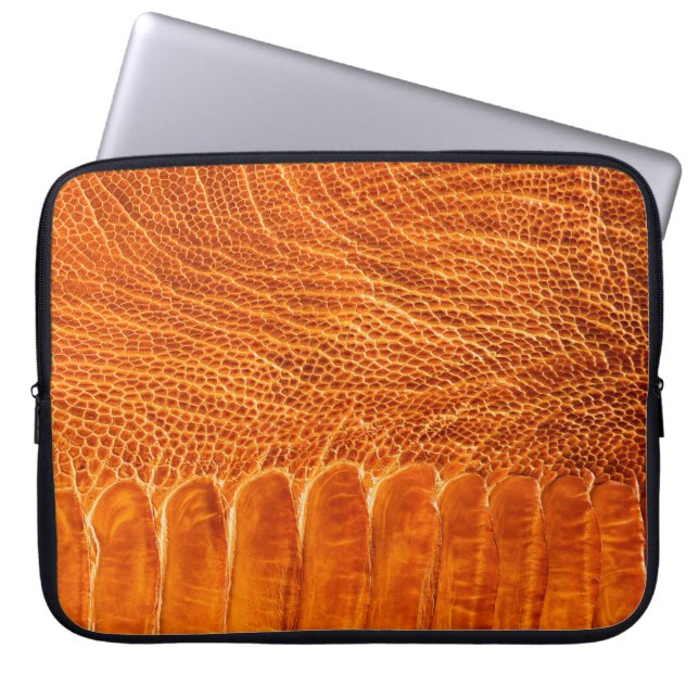 textuur van struisgras laptop sleeve (Voorkant)