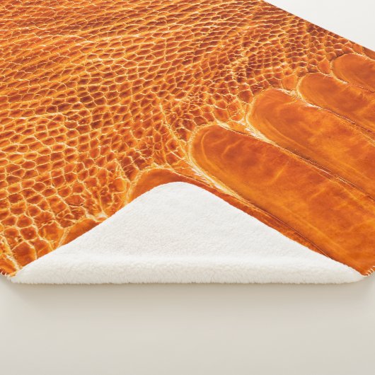 textuur van struisgras sherpa deken (3/4)