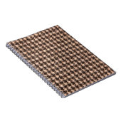 Textuur van tartan-ontwerpdoek. notitieboek (Rechterzijde)