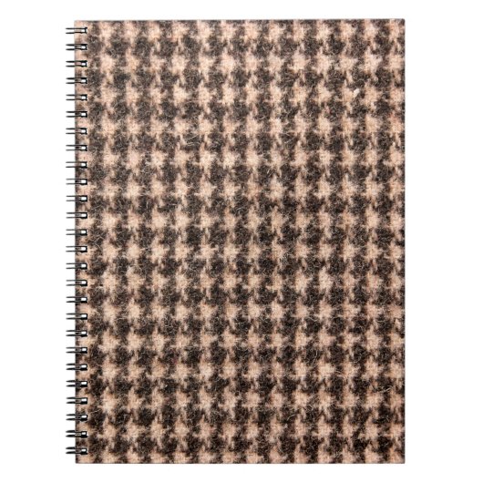 Textuur van tartan-ontwerpdoek. notitieboek (Voorkant)