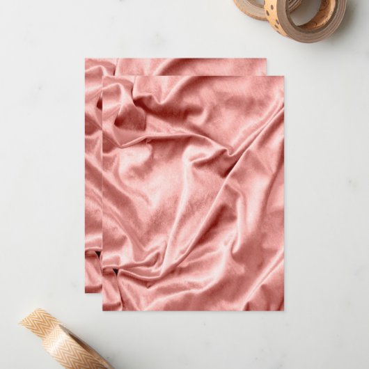 Textuur van weefsel 1 notitiekaartje (Voorkant / Achterkant in situ)