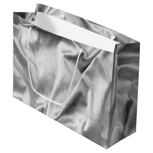 Textuur van weefsel 3 groot cadeauzakje (Voorkant Gekanteld)