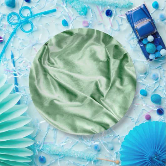 Textuur van weefsel 4 papieren bordje (Feest)