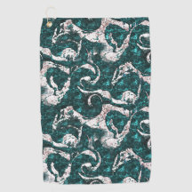 Textuur van witte vlekken gemengd in aquamarine me