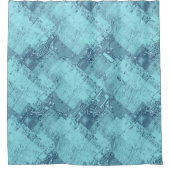 Textuur, water en ijs. douchegordijn (Voorkant)