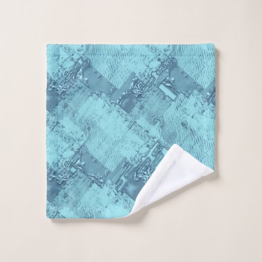 Textuur, water en ijs. washandje (Wasdoekje)