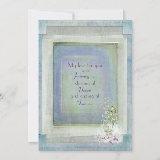  textuur Wedding Kaart (Voorkant)