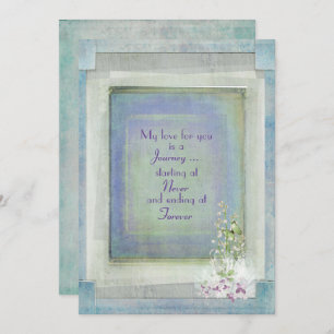 textuur Wedding Kaart