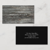 TEXTUUR | WOOD | VISITEKAARTJE (Voorkant / Achterkant)