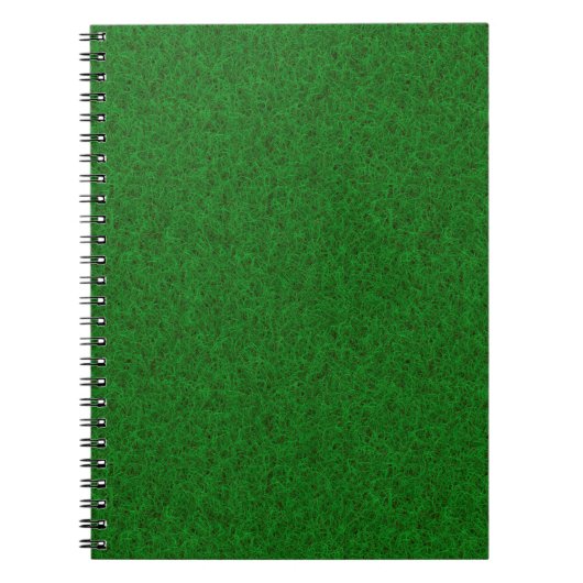 textuurachtergrond gras notitieboek (Voorkant)