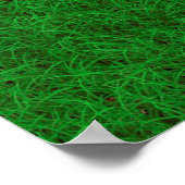 textuurachtergrond gras poster (Hoek)