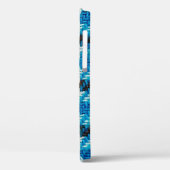 textuurachtergrond van het Flannelweefsel. Case-Mate iPhone Case (Achterkant / Links)