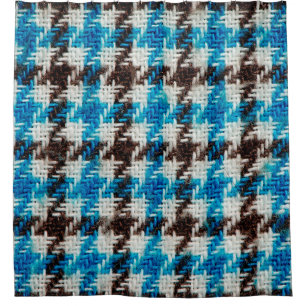 textuurachtergrond van het Flannelweefsel. Douchegordijn
