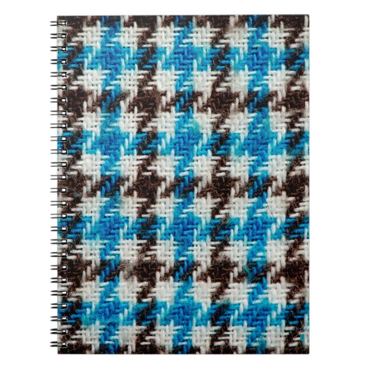 textuurachtergrond van het Flannelweefsel. Notitieboek (Voorkant)