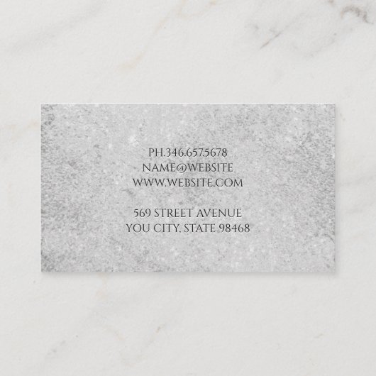 textuurachtergrond visitekaartje (Achterkant)