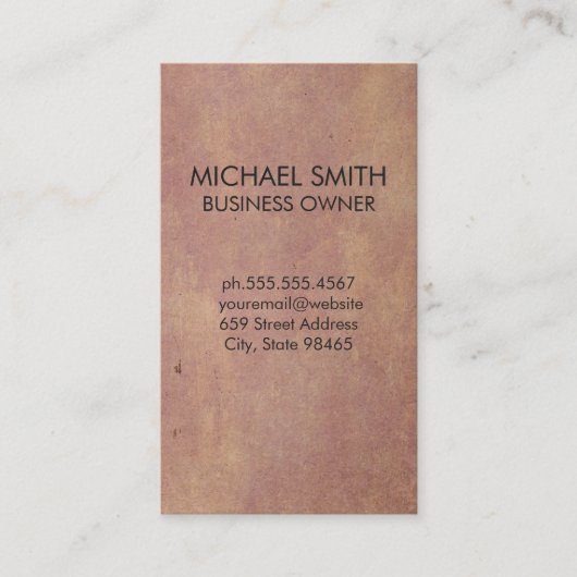  textuurachtergrond visitekaartje (Voorkant)