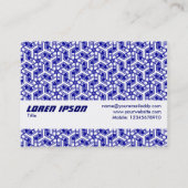 Textuurband 011 visitekaartje (Achterkant)