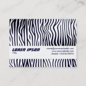 Textuurband 01 visitekaartje (Achterkant)