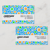 Textuurband - Abstract 030413 Visitekaartje (Voorkant / Achterkant)