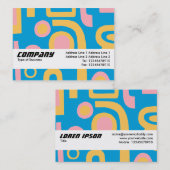 Textuurband - Abstract 170914 Visitekaartje (Voorkant / Achterkant)