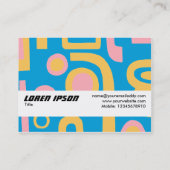 Textuurband - Abstract 170914 Visitekaartje (Achterkant)