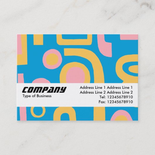 Textuurband - Abstract 170914 Visitekaartje (Voorkant)
