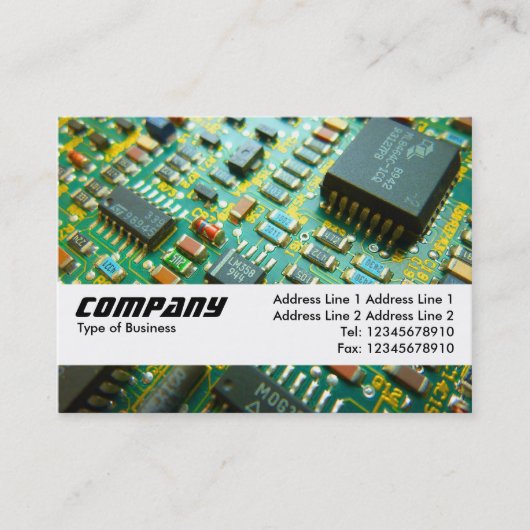 Textuurband - circuit visitekaartje (Voorkant)