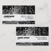 Textuurband - Circuitry Visitekaartje (Voorkant / Achterkant)
