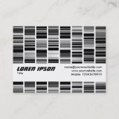 Textuurband - Codex Visitekaartje (Achterkant)