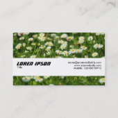 Textuurband - Daisy Meadow Visitekaartje (Achterkant)