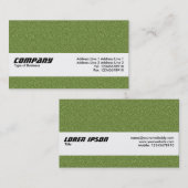 Textuurband - groene ingegraveerde textuur visitekaartje (Voorkant / Achterkant)