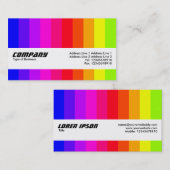 Textuurband - kleurenband 01 visitekaartje (Voorkant / Achterkant)