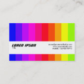 Textuurband - kleurenband 01 visitekaartje (Achterkant)