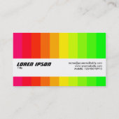 Textuurband - kleurenband 02 visitekaartje (Achterkant)