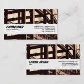 Textuurband - staalconstructie Lijst Visitekaartje (Voorkant / Achterkant)