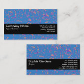 Textuurband V2 - Abstract 080716(1) Visitekaartje (Voorkant / Achterkant)