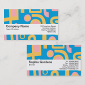 Textuurband V2 - Abstract 170914 Visitekaartje (Voorkant / Achterkant)