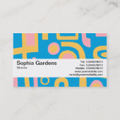 Textuurband V2 - Abstract 170914 Visitekaartje (Achterkant)