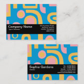 Textuurband V2 - Abstract 170914 Visitekaartje (Voorkant / Achterkant)