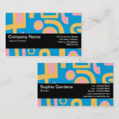 Textuurband V2 - Abstract 170914 Visitekaartje (Voorkant / Achterkant)