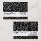 Textuurband V2 - Abstract 181112 - exotische metal Visitekaartje (Voorkant / Achterkant)