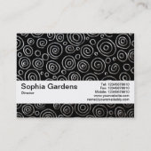 Textuurband V2 - Abstract 181112 - exotische metal Visitekaartje (Achterkant)