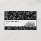 Textuurband V2 - Abstract 181112 - exotische metal Visitekaartje (Achterkant)