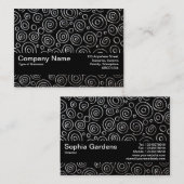 Textuurband V2 - Abstract 181112 - exotische metal Visitekaartje (Voorkant / Achterkant)