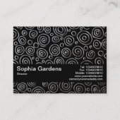 Textuurband V2 - Abstract 181112 - exotische metal Visitekaartje (Achterkant)