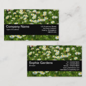 Textuurband V2 - Daisy Meadow Visitekaartje (Voorkant / Achterkant)