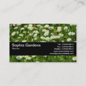 Textuurband V2 - Daisy Meadow Visitekaartje (Achterkant)